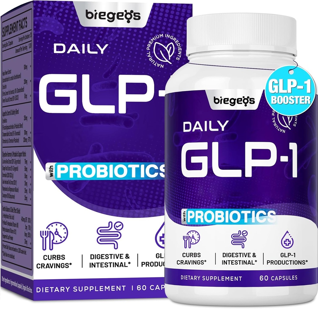 GLP-1 Suplemento, GLP-1 cápsulas, 60 cápsulas Vegan