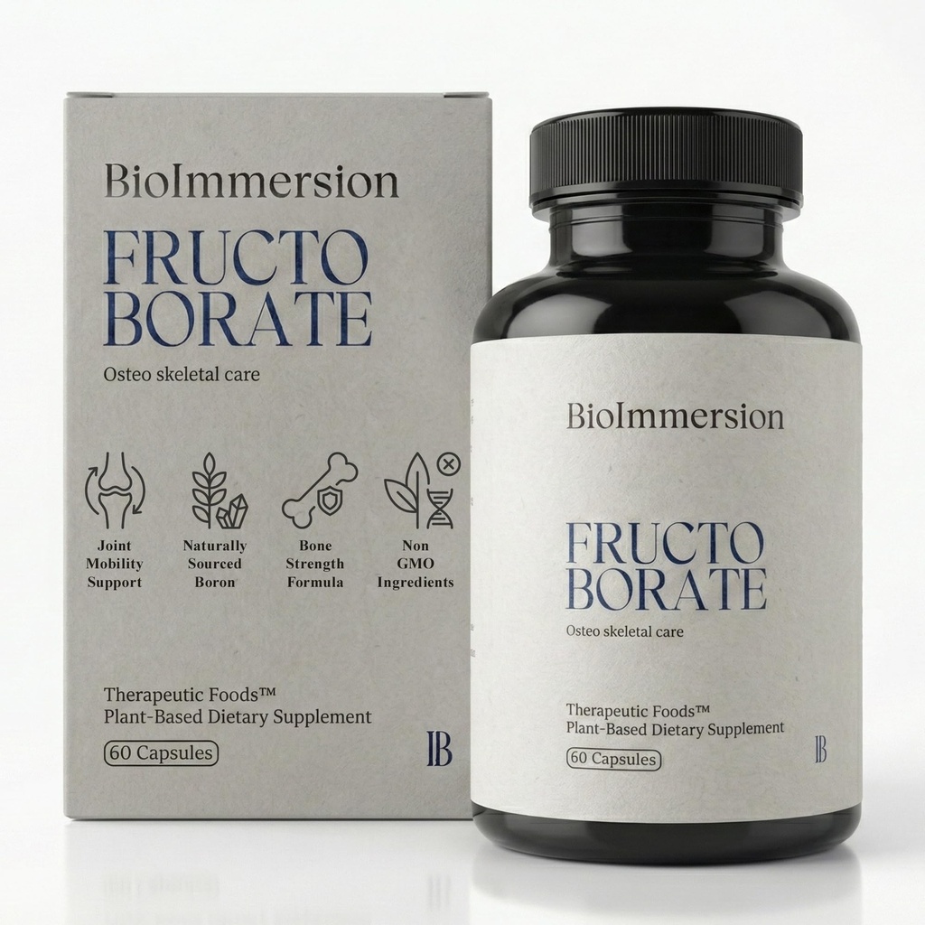 Complejo Fructo Borate – Soporta la movilidad conjunta " Bone Strength, Boron Supplement for Inflammation Relief, 60 capsules, Non-GMO