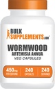 BulkSupplements.com Extracto de Wormwood Capsules - Wormwood Suplemento, de Artemisia Annua Leaf, Gluten Free, 1 Cápsula por Serving, 240 Vág Capsules (Pack of 1)