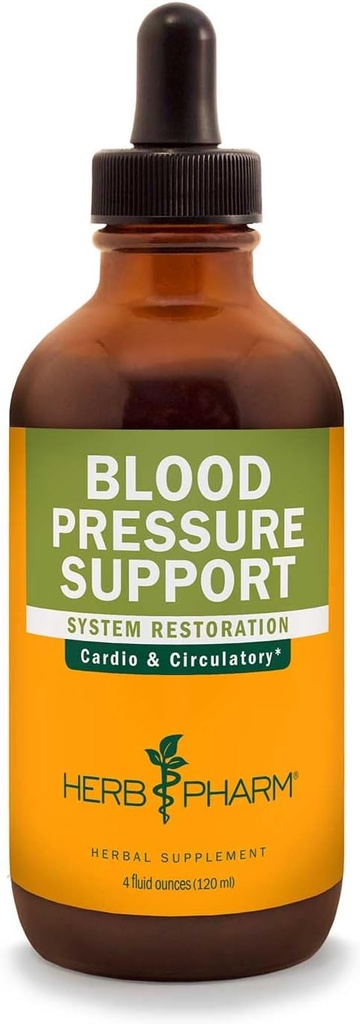 Herb Pharm Blood Pressure Support Fórmula líquida para los sistemas cardiovasculares y circulatorios - 4 onzas