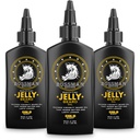 Bossman Jelly Beard Oil for Hombre - 3 Pack (12 oz in Total, Gold Scent) – Softens, Moisturizes > Condiciones con ingredientes naturales