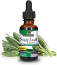 Respuesta de la naturaleza Alcohol Free Sage Leaf Suplemento 1 Fluid Ounce Gluten Free ← Asistencia Digestiva Promueve la función mental