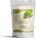 HERBAL HILLS Alfalfa Powder  16 Oz (454 GMS) ← Green Superfood Dried Whole Young Leaves