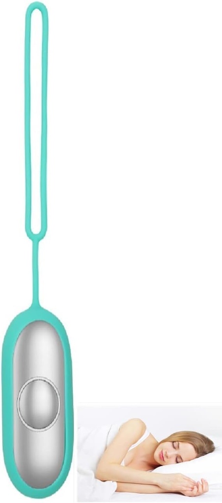 Máquina inteligente de ayuda para el sueño con presión ajustable para el alivio de la ansiedad, mejora del sueño y el sueño rápido - azul