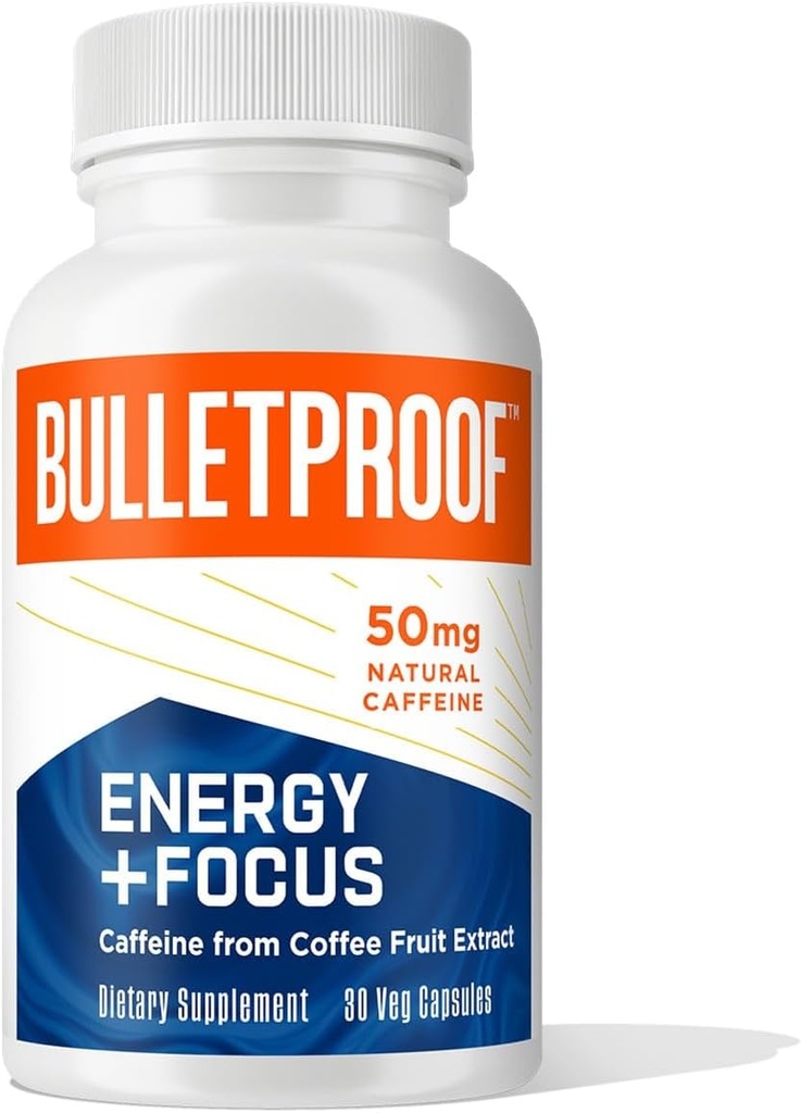 Tapetproof Energy and Focus Capsules, 30 Cuenta, Fuente Natural del Suplemento de Caffeine para la Memoria y la Claridad (Formerly NeuroMaster)