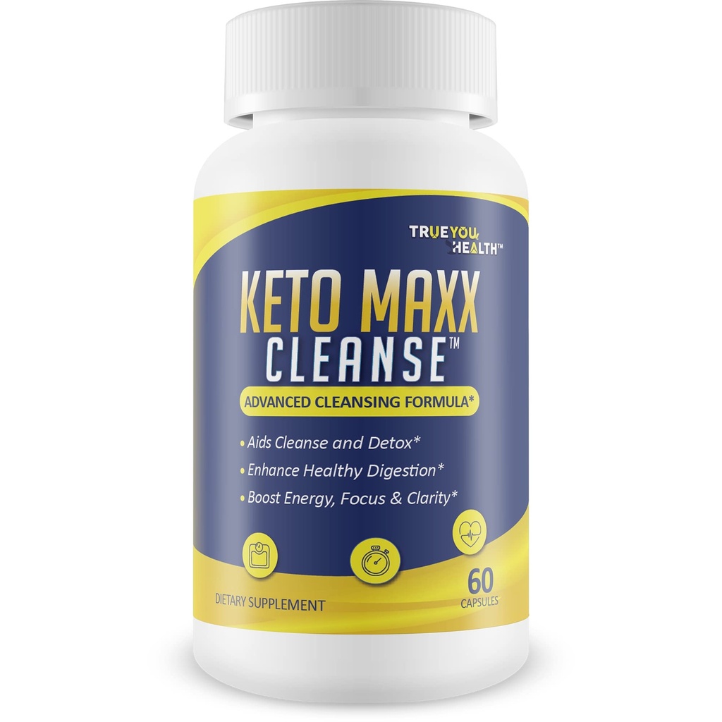 Keto Maxx Cleanse - Keto Friendly Cleanser - Aids Cleanse & Detox - Full Body Cleanse, Colon Cleanse, " Liver Cleanse Support - Promote Healthy Digestion - Boost Energy, Focus, " Mental Clarity