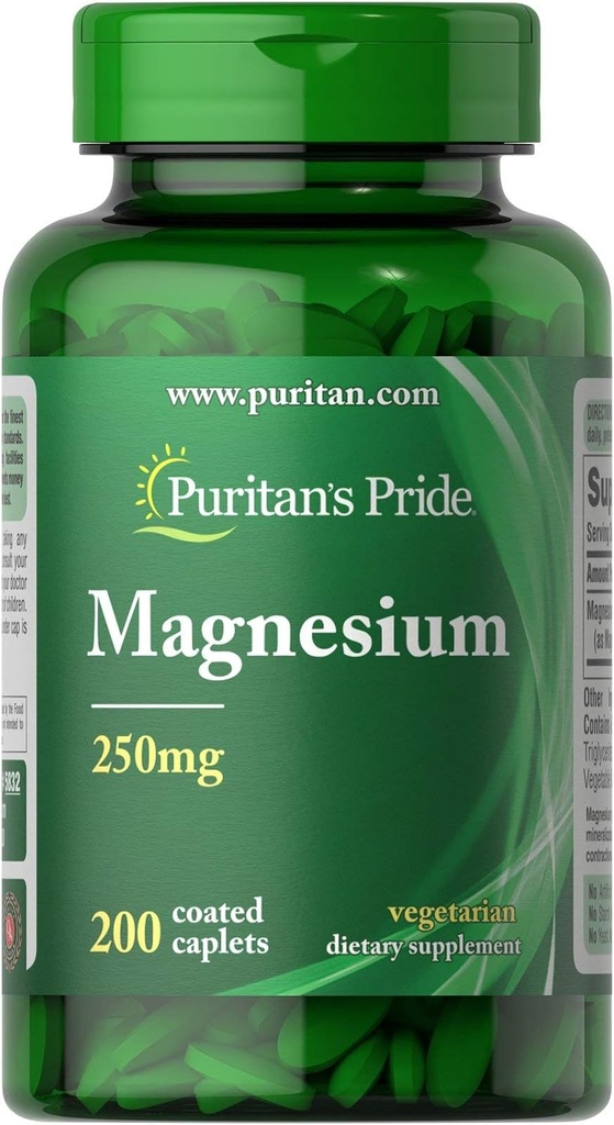 El orgullo de Puritan Magnesio 250 mg