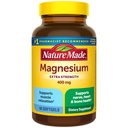 Nature Made Magnesium Oxide 400 mg Softgels, Extra Strength Magnesium Suplementos para Hombres y Mujeres, Apoyo para el Muscle, Nerve, Bone y Corazón, 60 Day Supply