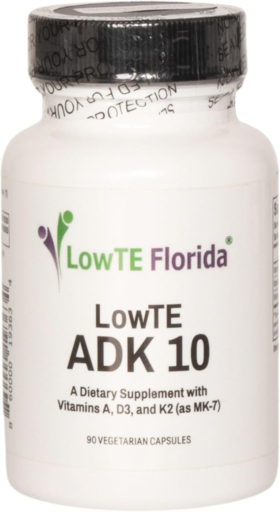 ADK 10-90 Capsules I Vitamin D3 K2 & A, Multivitamin Supplement for Stronger Bones, Teeth & Heart* and Normal Blood Pressure*, High Potency Vitamin ADK with Vitamin D3 10,000 iu