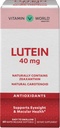 Vitamina World Lutein 40mg 60 Rapid Release Softgels, Eye Health, Vision, Antioxidant