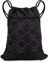 Bolsa de gimnasia para mujeres ← Durable Ligera Gym Cinch Mochila con diseños gráficos TEN Gran para el gimnasio y los deportes TEN Black/Rose - Geometric