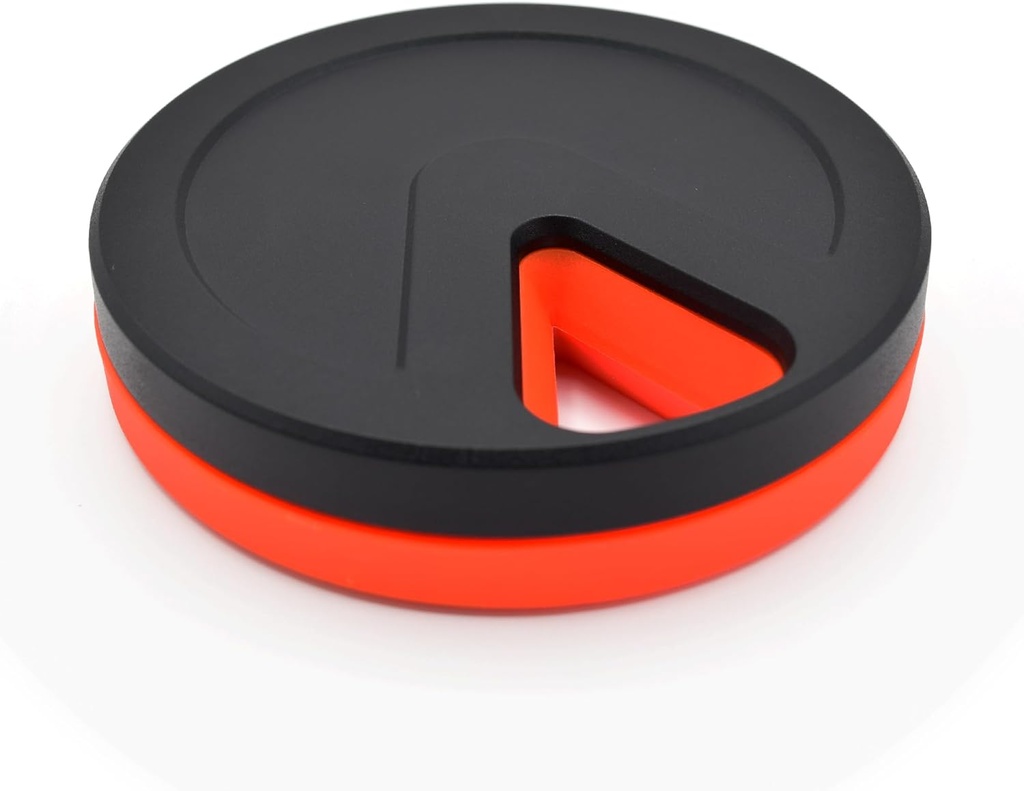 Travel RX Pill Case by Type Two Labs – Semanal 7 Day Pill Box, Compact Magnetic Pill Organizer for Purses or Pockets, Rugged Daily Caddy Holds Vitaminas, Suplementos, Medicación. (Naranja de peligro)