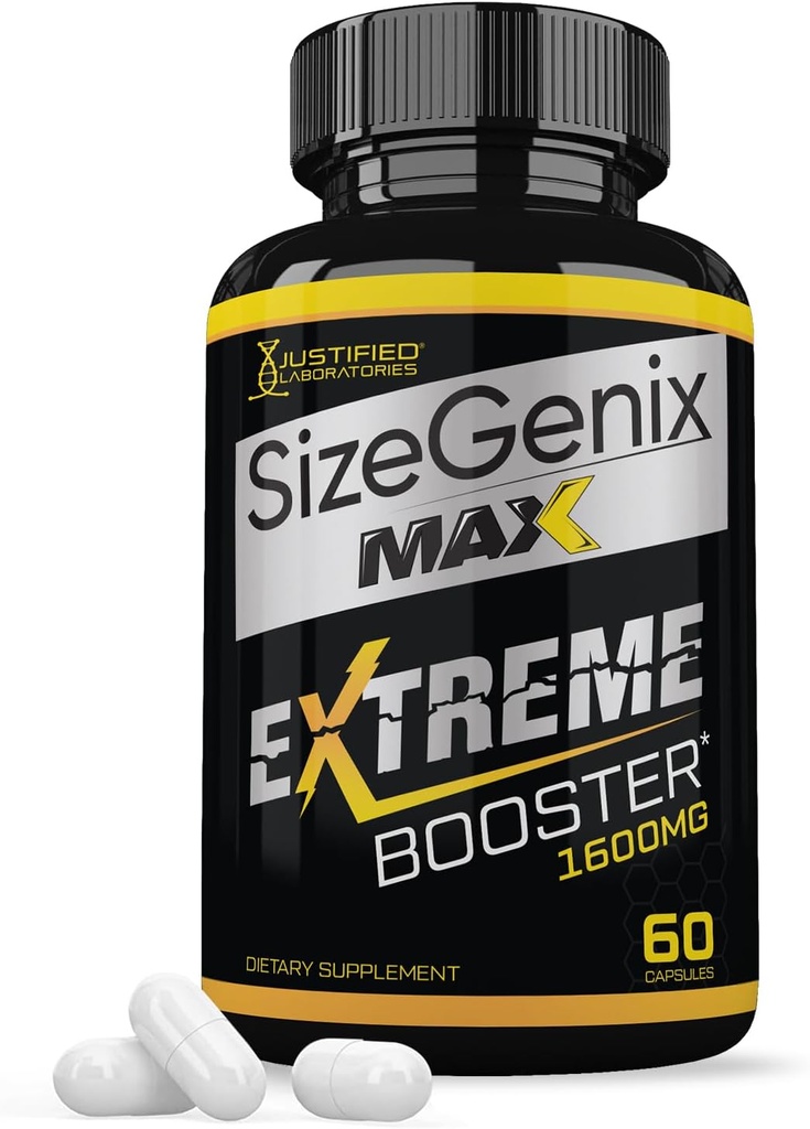 Sizegenix Max 1600MG Advanced Men's Health Fórmula 60 cápsulas