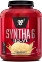 BSN SYNTHA-6 ISOLATE Protein Powder, Whey Protein Isolate, Milk Protein Isolate, Flavor: Vanilla Ice Cream, 48 porciones