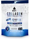 Péptidos de colágeno hidrolizado - Colágeno Packets - Pólvora de colágeno de sabor a granel, portátil para juntas, pelo, uñas de piel -12 Sachets - Collagen Stick Packs