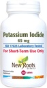 Potassium Iodide 65 mg | Emergency Use Radiation Protection & Thyroid Support | (60 Tablets) Iodine - YODO Naciente | Essential Survival Kit Supplement | NEW ROOTS HERBAL