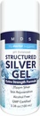 Estructurado Colloidal Plata Gel Extra Strength - Enfriamiento tópico - pH Equilibrado 35ppm Plata estructurada Provee calmante Alivio de las irritaciones de la piel de Burns