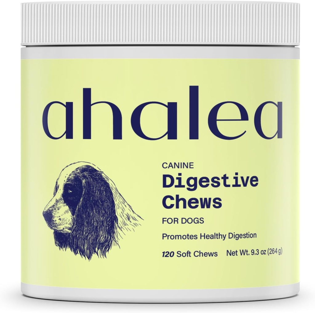120 ct. Probióticos para perros- Probióticos para la Salud Digestiva, Apoyo Salud Gut, Diarrea, Salud Digestiva " Alergías Estacionales, 264 Gram 2 Billones CFUs