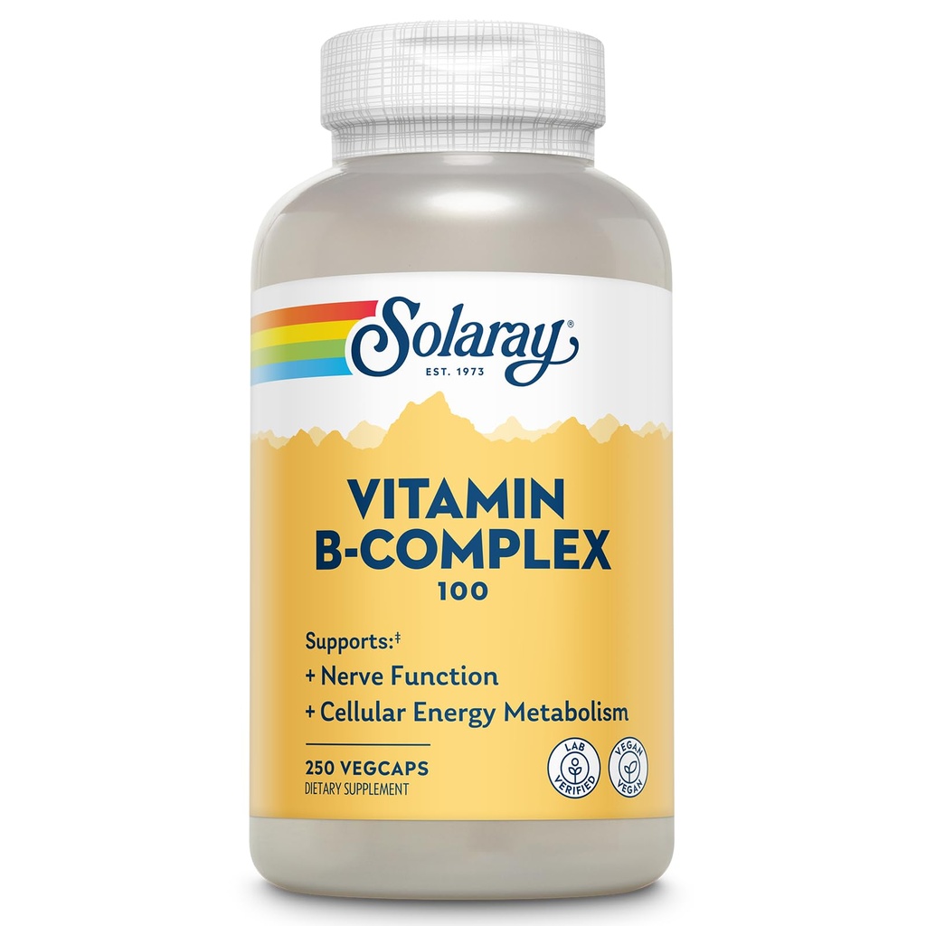 Solaray B Suplemento Complejo, 100 mg, 250 Conde