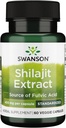 Swanson Shilajit Extract - Herbal Supplement Promoting Cell Growth Support - Natural Formula for Overall Wellness - (400 Milligrams 60 Veg Capsules)