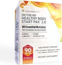 Youngevity On-The-Go Healthy Body Start Pak 2.0 - Incluye Multi-Vitamins, Minerals, EFAs, " Amino Acids TEN 90 Essential Nutrients TEN 30-Day Supply