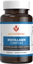 ActivadoYou BioCollagen Complex Collagen basado en plantas para hombres de mujeres - Diseñado para promover la firmeza de la piel, la fuerza muscular y el volumen del cabello, 2 cápsulas diarias soporta la aparición juvenil " movilidad conjunta