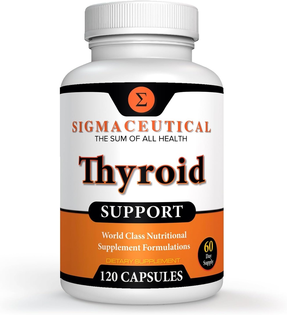 Tiroide Wellness Blend ← Zinc, Complejo de Selenium & Iodine ← Ashwagandha & Kelp Herbal Support ← 120 Vegetarian Capsules ← Energía Natural & Metabolismo Formula
