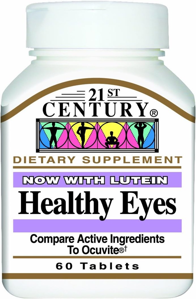 21st Century Healthy Eyes Tablets, 60 Cuenta (Pack of 2)