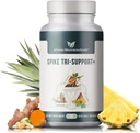 Spike Tri-Support+ con Nattokinase, Bromelain y Turmeric - Incluye Dandelion Extract, Black Seed Extract, Green Tea Leaf, Selenium for A Full Spectrum Spike Support Supplement