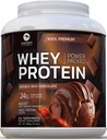 Premium 100% Whey Protein Powder 24g, Double Rich Chocolate, Advanced Isolate Protein for Muscle Gain, Recovery & Immune System Support, No Added Sugar, For Shakes & Chocolate Smoothies - 24 Servings