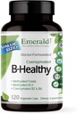EMERALD LABS B-Healthy - Complejo Vegan Vitamina B - Incluye ácido fólico metilado &amp; vitaminas de espectro completo B - admite inmuno, cerebro &amp; corazón salud* - 120 cápsulas vegetales