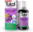 TUKOL Children's Cough Medicine - Cough &amp; Congestion Relief, Chestal Cough Suppressant for Kids, Children's Cold and Cough Medicine, Kids Cough Syrup for Ages 4+ Grape Flavor 4 FL OZ