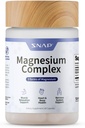 Suplemento Complejo de Magnesio 3 en-1, Bisglycinate de Magnesio, Oxido, Citrato, Complejo de Magnesio Triple, 60 cápsulas