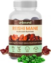 Unbound Reishi Mushroom Gummies. Suplemento de Apoyo Inmunitario - 60 Gummies
