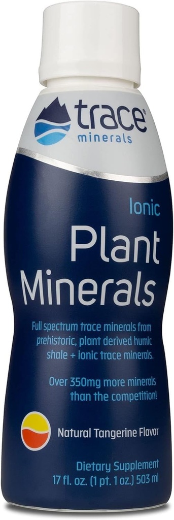 Trace Minerals ← Liqiud Ionic Plant Minerals ← Suplemento dietético TEN Certified Vegan, Non GMO, Gluten Free, BPA Free, Third Party Tested ← Tangerine ← 17 Fl Oz