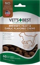 Levadura de la mejor cerveza &amp; Ajo Ajo, Omega 3 para perros saludable piel &amp; protección de la carne para perros, perro Formulado con la dosis recomendada veterinaria, suplementos de ajo, 60 ct