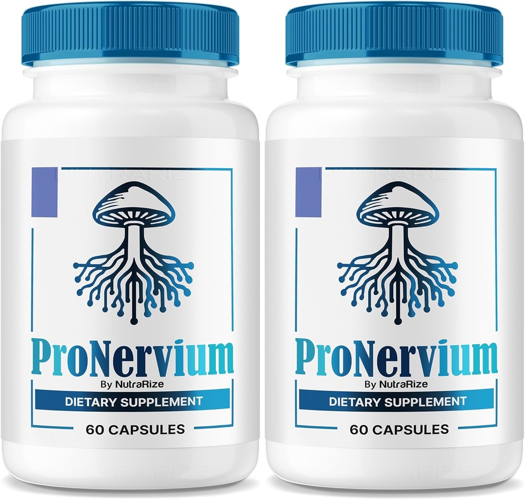 (2 Pack) ProNervium - ProNervium Advanced Nerve Health Supplement, ProNervium Nerve Support Dietary Pills, All-Natural Formula for Dynamic Lifestyle, Pro Nervium Pastillas Reviews (120 cápsulas)