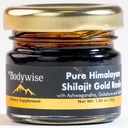 Be Bodywise Pure Himalayan Shilajit Resin Gold I Lab Tested I Ashwagandha, Gokshura & Saffron I Fulvic Acid & Trace Minerals I Shilajit for Men & Women | Zero Sugar I 100% Organic & Natural I 30 gm.