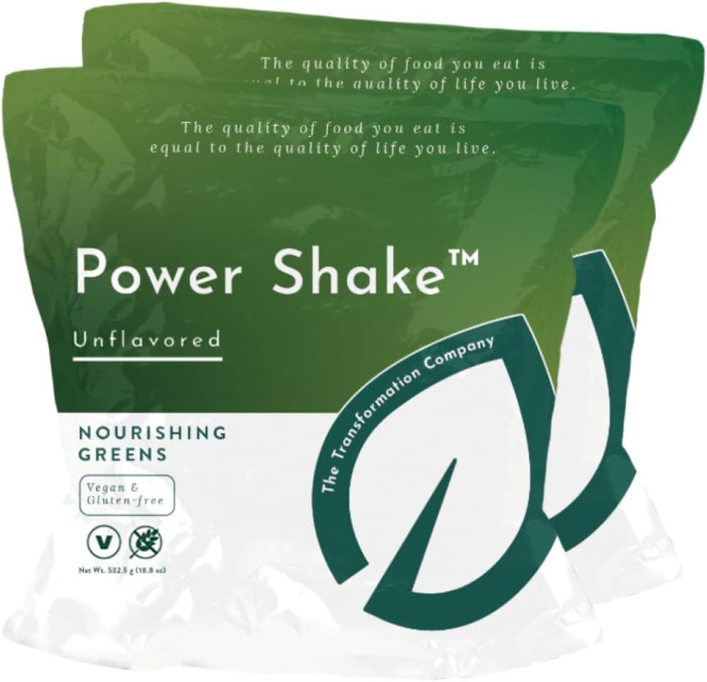 Purium Power Shake - Unflavored - 1065 Grams - Vegan Meal Reemplazo Polvo, Proteína, Vitaminas & Minerales - Certified USDA Organic, Gluten Free, Kosher - 30 Servings