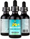 Extracto Herbal Mullein de Undelio - Tintura orgánica y libre de alcohol para respiratorio, pulmón, sueño &amp; apoyo digestivo - No GMO, Vegan - 2 fl. Oz para la salud inmune &amp; Lung Detox