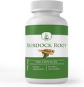 Ingredientes originales puros Burdock Root, (100 cápsulas) Siempre puro, sin aditivos ni artillería, Lab Verified