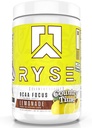 RYSE BCAA Focus Powder - Country Time Lemonade - BCAA Supplement with Electrolytes, Natural Caffeine & Cognizin Supports for Hydration, Recovery, Energy, and Focus for Men &amp; Women - 30 Servings