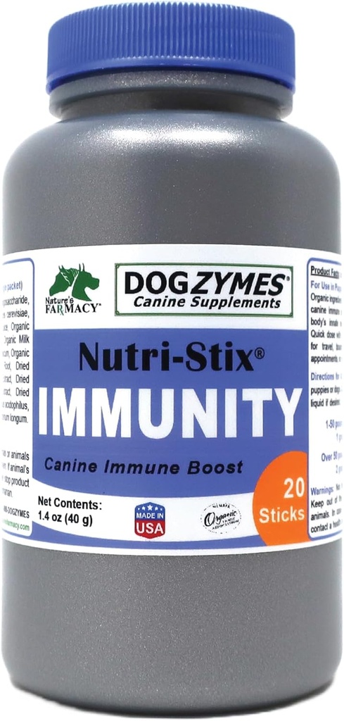 Nutri-Stix Immunity Single Serve Stix for Inmediata Soporte, Viajes, Show, Performance Event