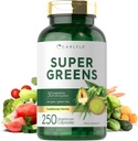 Carlyle Super Greens Capsules  250 Count ← Non-GMO &amp; Gluten Free Supplement