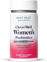 Best Nest Wellness Women's Probiotics - Gut &amp; Brain Health Support Suplemento - Fórmula con Strains Probióticos Múltiples - Suplemento de Apoyo Digestivo para Mujeres - 30 cápsulas