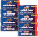 Alivio Máximo Naturalplex Crema Anti-Itch Medicada 1.5oz (6 Pack) – Alivio rápido para Rashes, Bites, Sunburn, Cuts, Burns, Poison Ivy &amp; More – Methol de enfriamiento &amp; Pramoxine – Made in USA