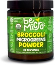 Pólvora Microgreen de Brocoli de Comida entera - US Grown, Small Batch, Nutritional Booster - Nrf Activation - 30 Servings / 12g