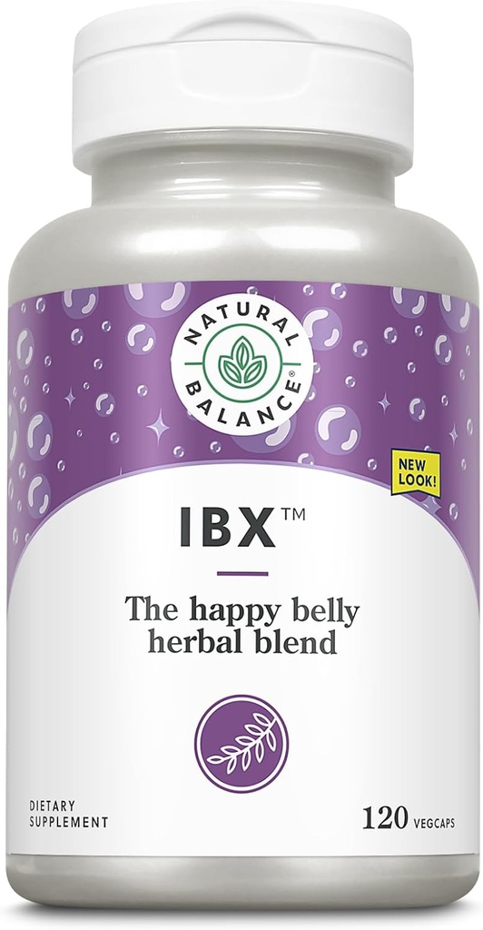 Natural Balance IBX Soothing Bowel Fórmula ← Asistencia Digestive Health TEN 120 Veggie Caps