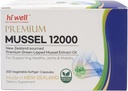 Hi Well Premium New Zealand Green-Lipped Mussel 12000 //200 Softgel Capsules//Fuente de Pristine New Zealand Waters(1)