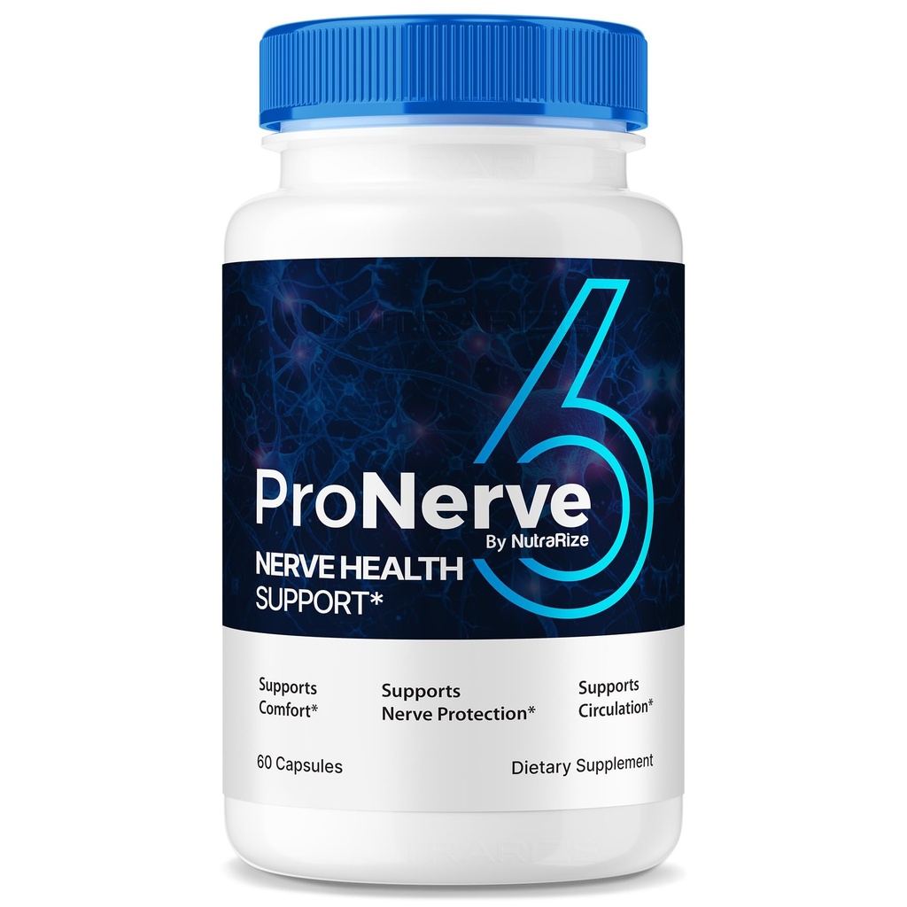 NutraRize ProNerve6 Neuropathy, ProNerve 6 Nerve Support Supplement, Pro Nerve 6 Capsules, ProNerve6 Pastillas Reseñas (60 cápsulas)